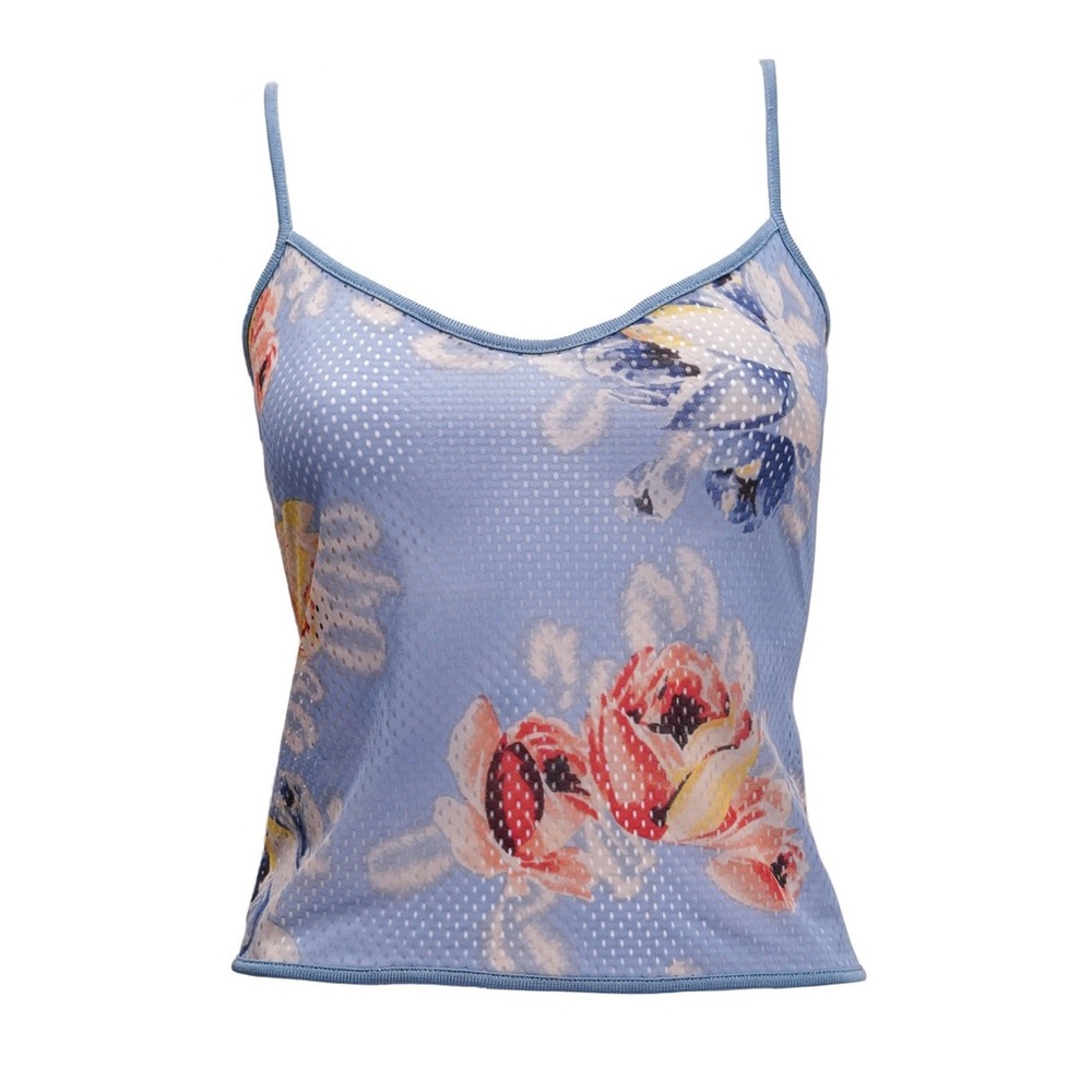 Dior Floral Tank Top as seen on Hailey Bieber